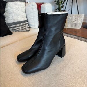 Pippa Ankle Shaft Heeled Boots, A New Day, Black, Women’s Sz 11, NWB